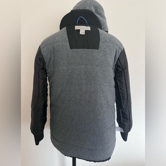 Calvin Klein Boys Resonsance Military Warm Hooded Jacket Size 10 / 12 - Picture 9 of 10